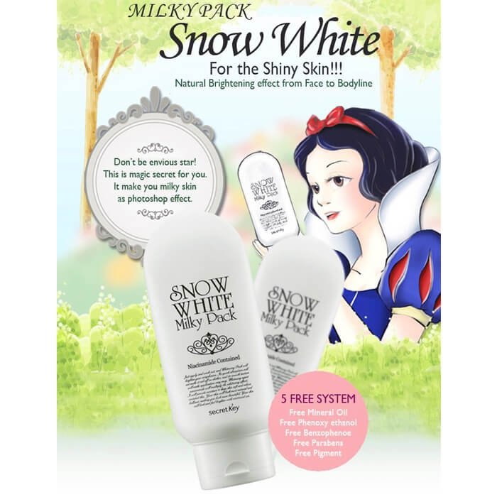Маска для лица Secret Key Snow White Milky Pack