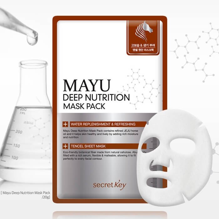 Тканевая маска Secret Key MAYU Deep Nutrition Mask Pack