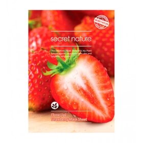 Тканевая маска Secret Nature Tone Up Strawberry Mask Sheet