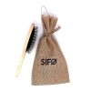 Расчёска массажная для волос SIFO - овальная с пластиковыми зубчиками