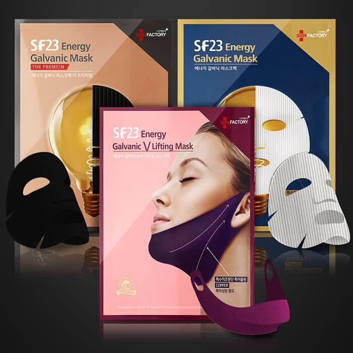 Гальваническая маска Skin Factory SF23 Energy Galvanic V Lifting Mask