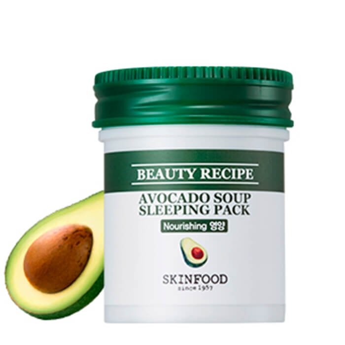 Ночная маска Skinfood Beauty Recipe Avocado Soup Sleeping Pack