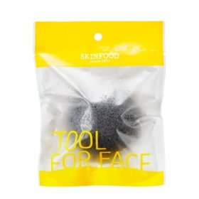 Спонж конняку Skinfood Charcoal Konjac Cleansing Puff