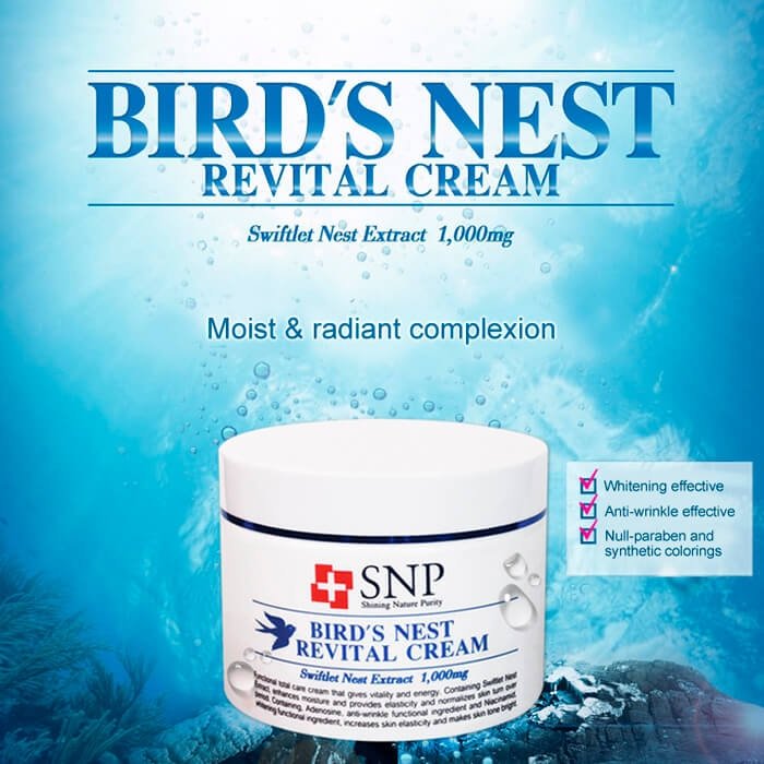 Крем для лица SNP Bird's Nest Revital Cream