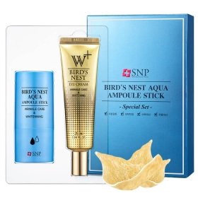 Набор для лица SNP Bird's Nest Aqua Ampoule Stick Special Set