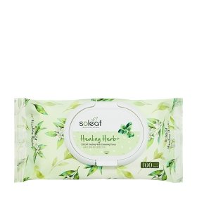 Очищающие салфетки Soleaf Healing Herb Cleansing Tissue