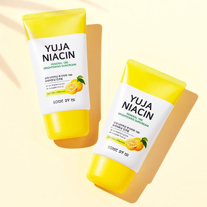 Солнцезащитный крем для лица Some By Mi Yuja Niacin Mineral 100 Brightening Suncream