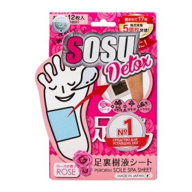 Патчи для ног SOSU Detox Perorin Sole SPA Rose Sheet
