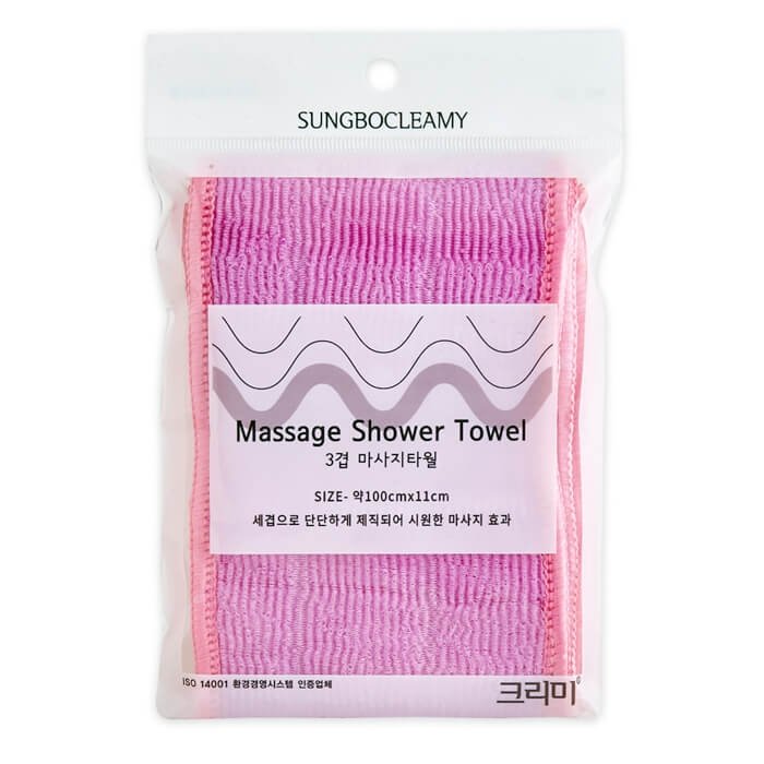 Мочалка для душа Sungbo Cleamy Massage Shower Towel