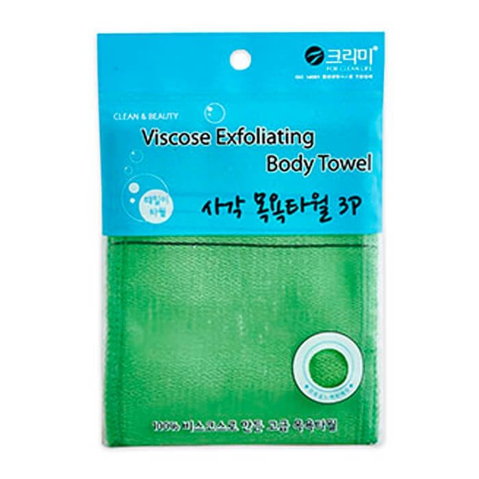 Мочалка для ванной Sungbo Cleamy Viscose Squared Bath Towel