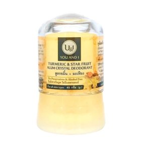 Дезодорант кристалл You & I Alum Crystal Deodorant - Turmeric & Star Fruit