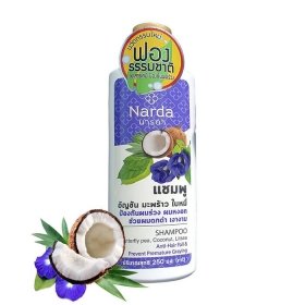 Шампунь для волос Narda Shampoo - Butterfly Pea, Coconut, Litsea