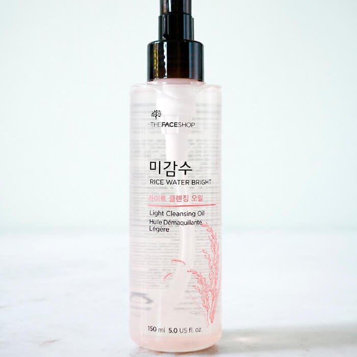 Гидрофильное масло The Face Shop Rice Water Bright Cleansing Light Oil