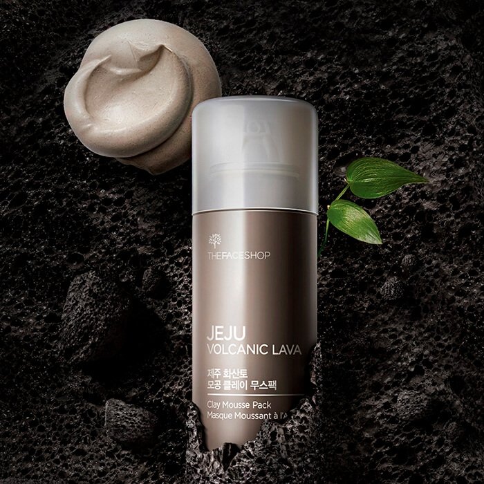 Глиняная маска The Face Shop Jeju Volcanic Clay Mousse Pack