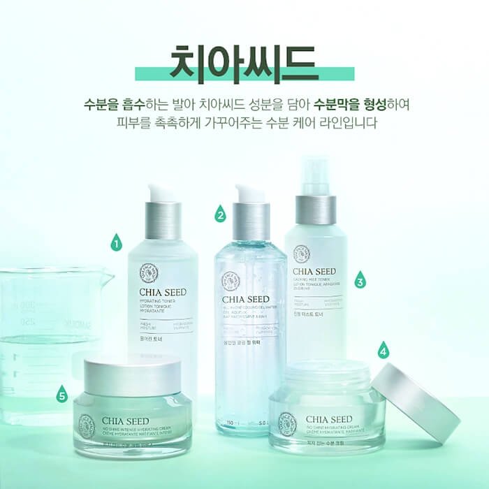 Лосьон для лица The Face Shop Chia Seed Hydrating Lotion