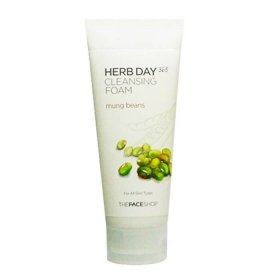 Пенка для умывания The Face Shop Herb Day 365 Mung Beans Cleansing Foam