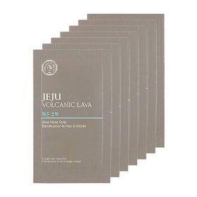 Пластырь для носа The Face Shop Jeju Volcanic Lava Aloe Nose Strip (7 шт.)