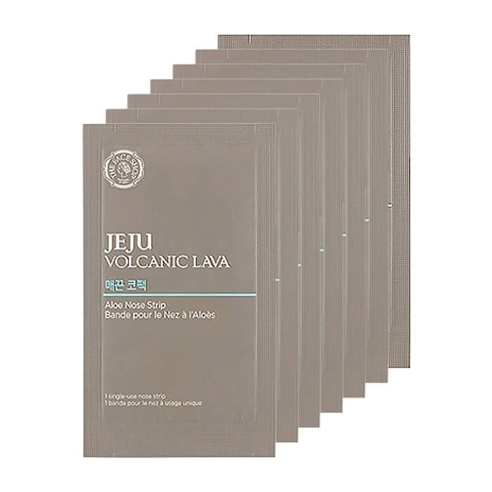 Пластырь для носа The Face Shop Jeju Volcanic Lava Aloe Nose Strip (7 шт.)