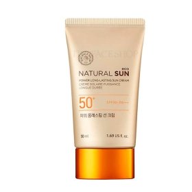 Солнцезащитный крем The Face Shop Natural Sun Eco Power Long-Lasting Sun