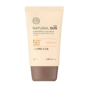 Солнцезащитный крем The Face Shop Natural Sun Eco Super Perfect Sun Cream