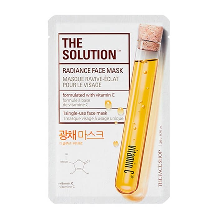 Тканевая маска The Face Shop The Solution Radiance Face Mask