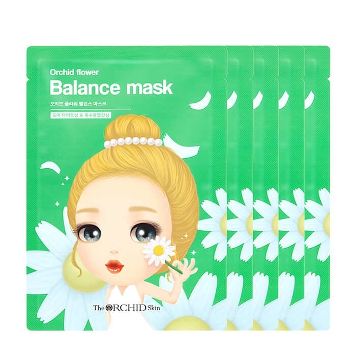 Тканевая маска The Orchid Skin Orchid Flower Balance Mask (10 шт.)