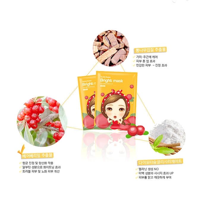 Тканевая маска The Orchid Skin Orchid Flower Bright Mask (10 шт.)