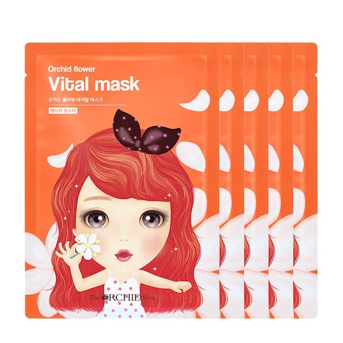 Тканевая маска The Orchid Skin Orchid Flower Vital Mask (10 шт.)