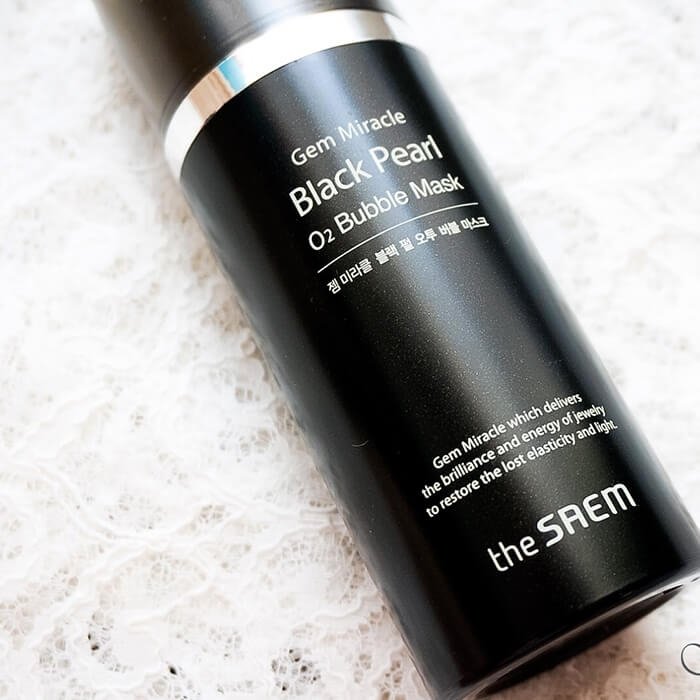 Кислородная маска The Saem Gem Miracle Black Pearl O2 Bubble Mask