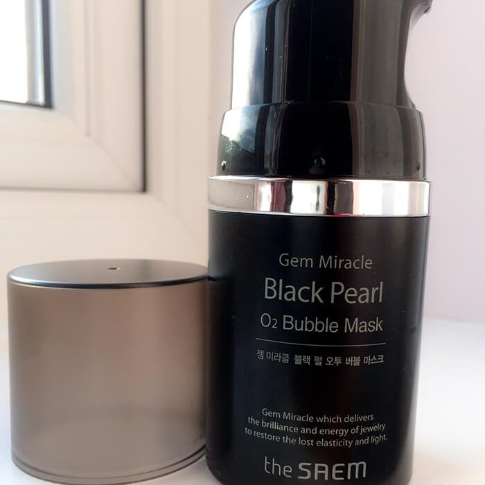 Кислородная маска The Saem Gem Miracle Black Pearl O2 Bubble Mask