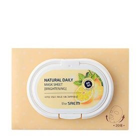 Набор тканевых масок The Saem Natural Daily Mask Sheet - Brightening