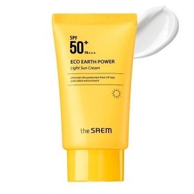 Солнцезащитный крем The Saem Eco Earth Power Light Sun Cream
