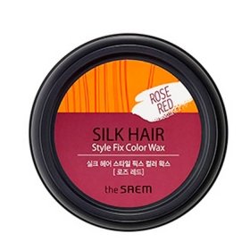 Воск для волос The Saem Silk Hair Style Fix Color Wax - Rose Red