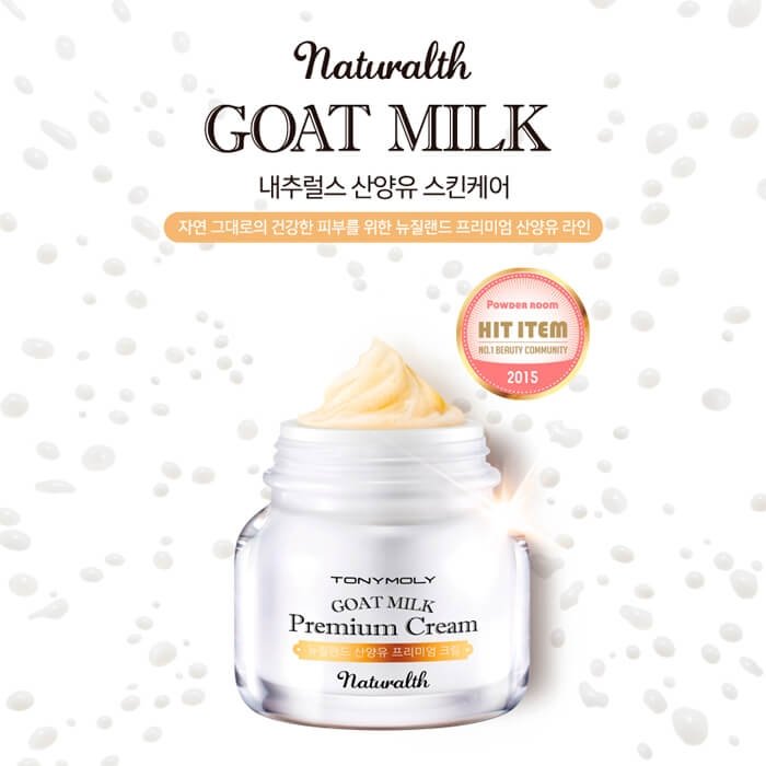 Крем для лица Tony Moly Naturalth Goat Milk Premium Cream