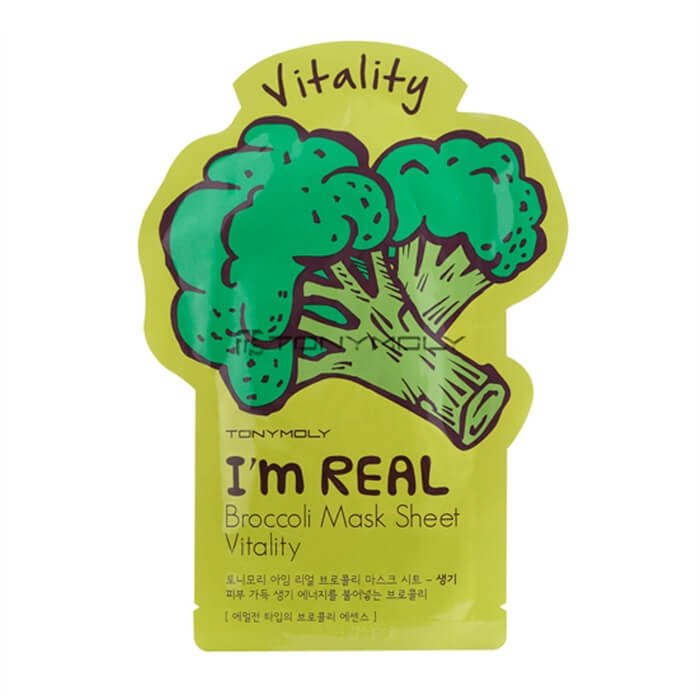 Тканевая маска Tony Moly I’m Real Broccoli Mask Sheet Vitality