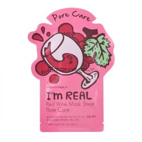 Тканевая маска Tony Moly I’m Real Red Wine Mask Sheet Pore Care