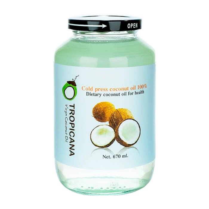 Кокосовое масло Tropicana Cold Pressed Coconut Oil 100% - Jar 670