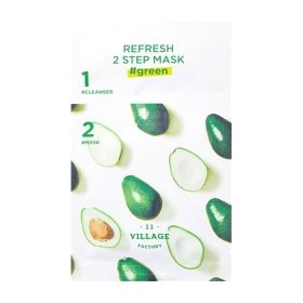 Двухфазная маска Village 11 Factory Refresh 2-Step Mask Green
