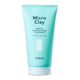 Пенка для умывания Vprove Micro Clay White Pack & Foam Cleanser Brightening