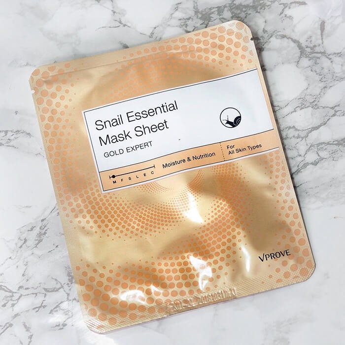Тканевая маска Vprove Gold Expert Snail Essential Mask Sheet