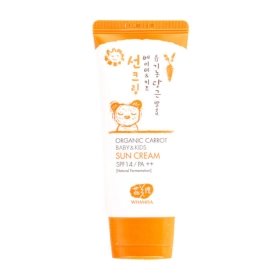 Детский солнцезащитный крем Whamisa Organic Carrot Baby & Kids Sun Cream (SPF 14)