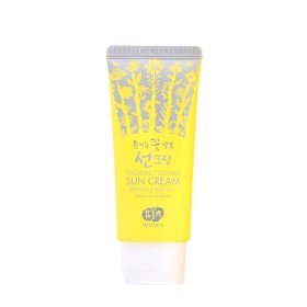 Солнцезащитный крем для лица Whamisa Organic Flowers Sun Cream (SPF 50+)