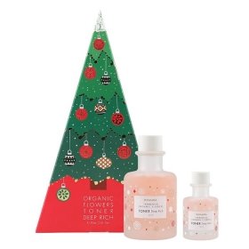 Тонер для лица Whamisa Organic Flowers Toner Deep Rich (X-Mas Gift Set)