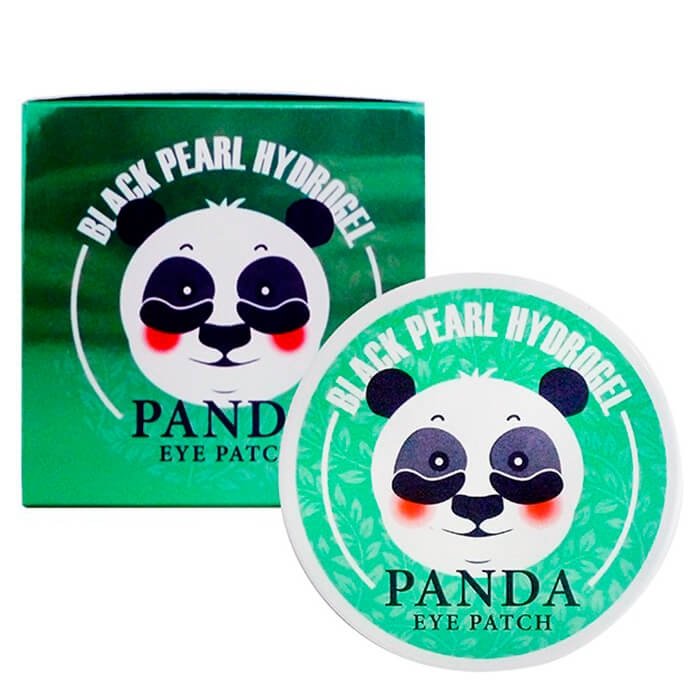 Патчи для век White Organia Black Pearl Hydrogel Panda Eye Patch