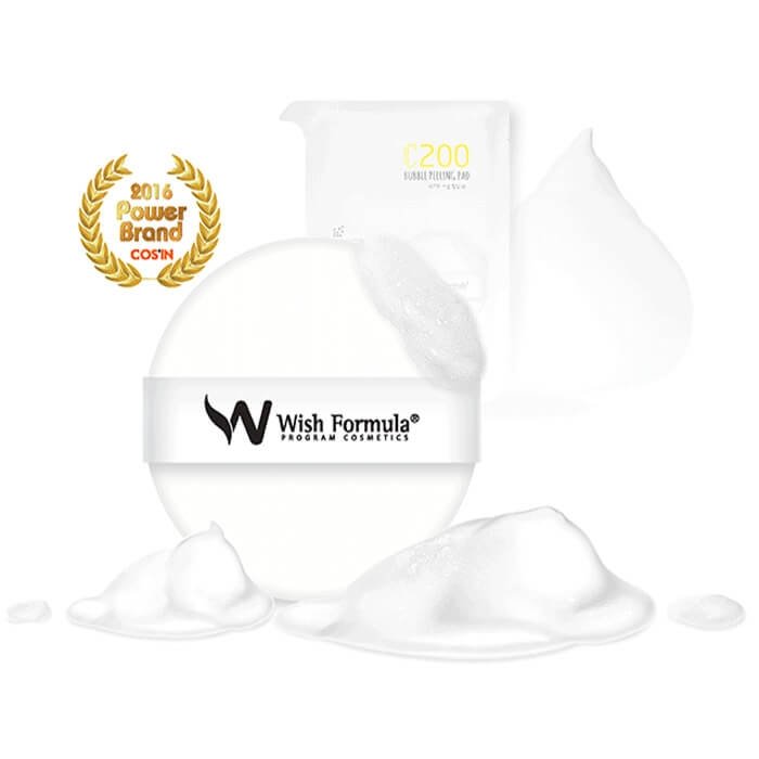 Пилинг-спонж для лица Wish Formula C200 Bubble Peeling Pad