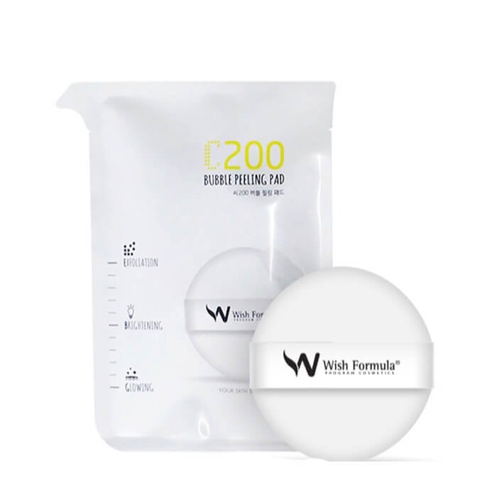 Пилинг-спонж для лица Wish Formula C200 Bubble Peeling Pad