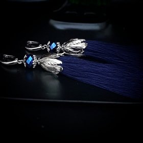 Серьги-кисти Wizard Brush - Blue Indigo