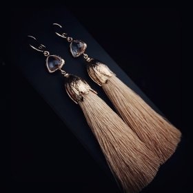 Серьги-кисти Wizard Brush - Creme