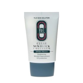 Солнцезащитный крем для лица Yu.r Clear Sun Block Collagen