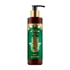 Масло для душа Zeitun Renew Basil and Mandarin Shower Oil